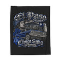 El Paso Texas BLUE Plush Blanket
