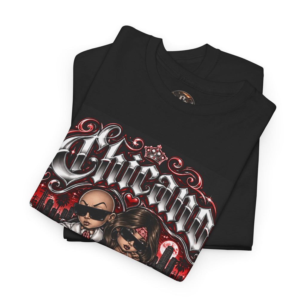 (Red) Chicano Love Art Graphic Tee