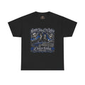 Chicano Style Black Graphic T-Shirt – Smile Now Cry Later BLUE