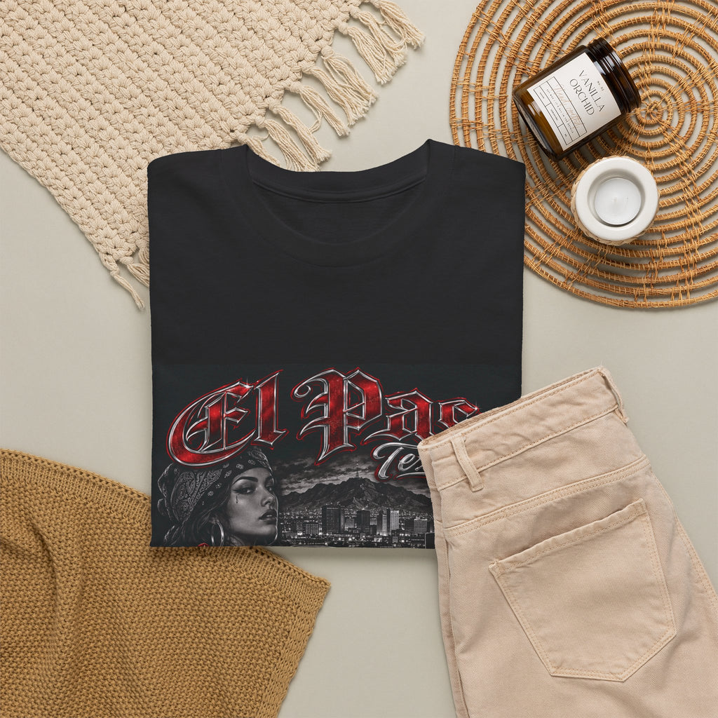El Paso Texas Chuco Style Retro Graphic T-Shirt RED