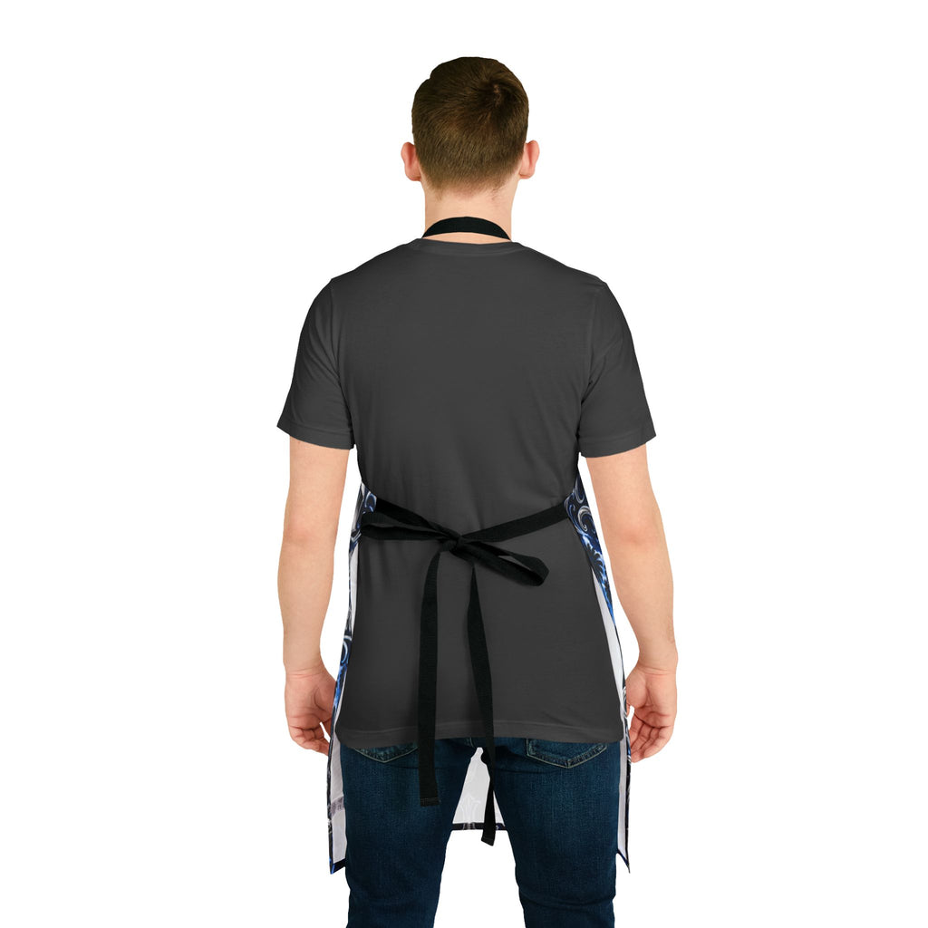 Lowrider Chicano Oldies & Lowriders Apron BLUE