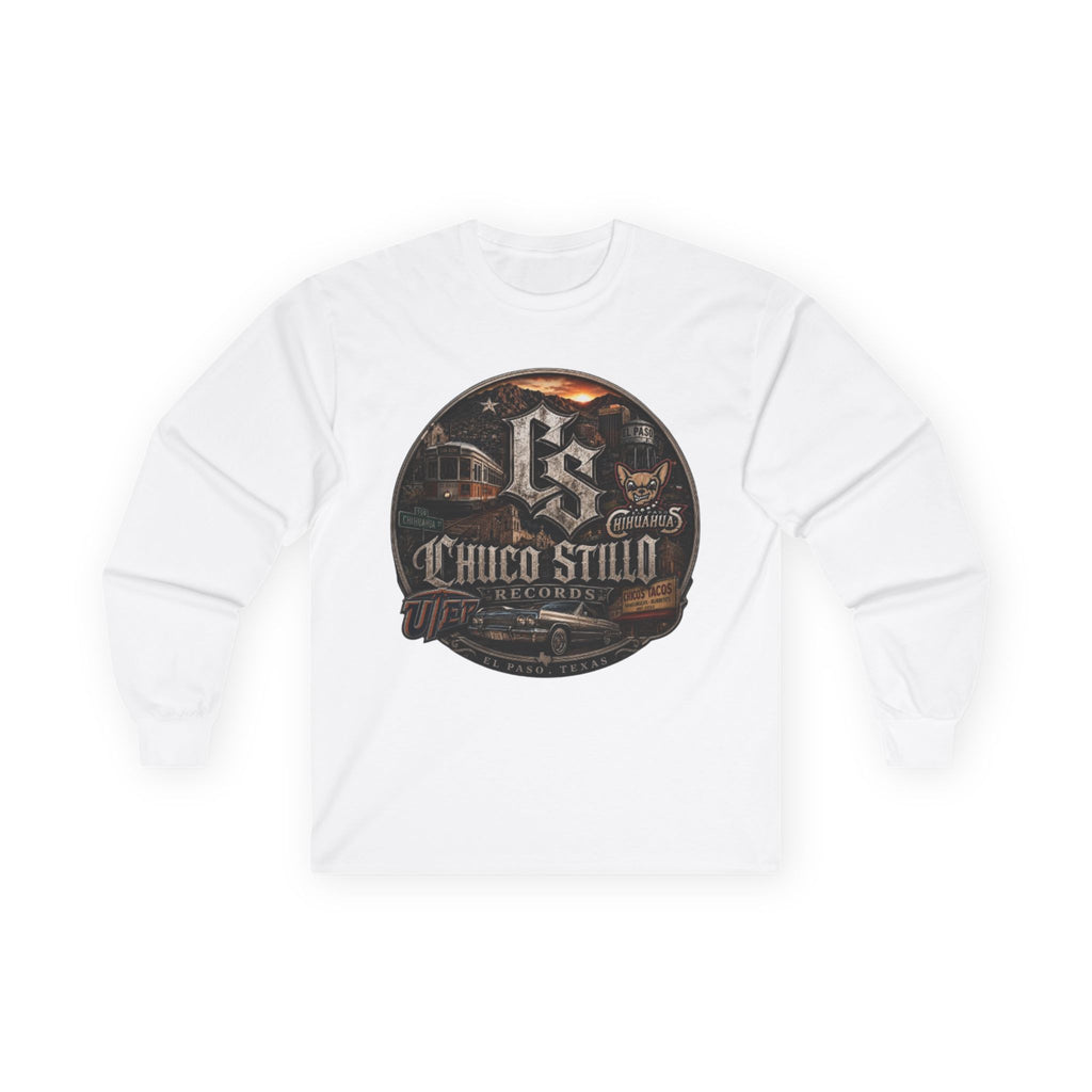 Chuco Stillo 915 Long Sleeve Tee — Vintage Lowrider Street Art Shirt