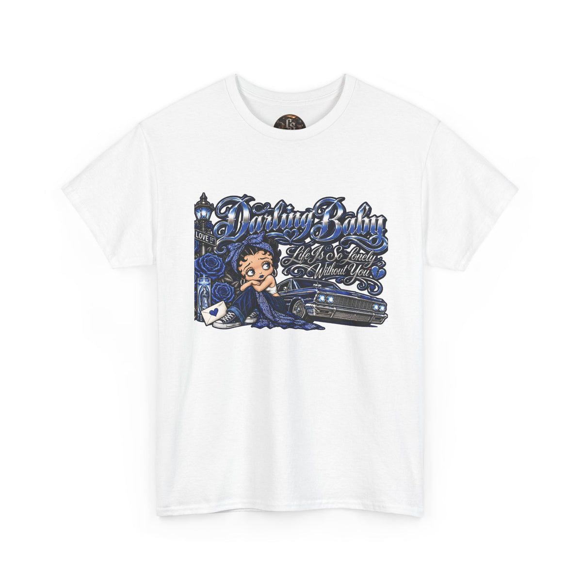 Blue Darling Baby Graphic Tee