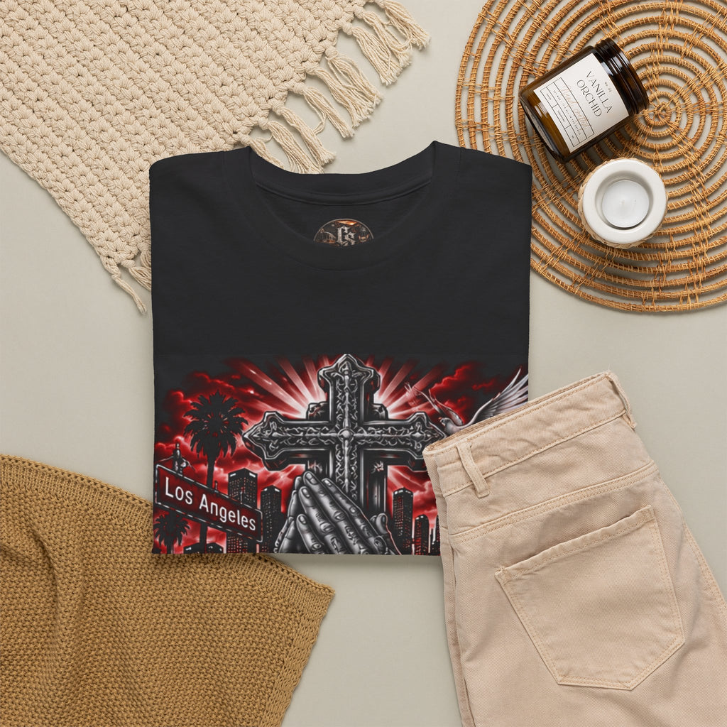 Red God First Christian Faith Graphic T-Shirt