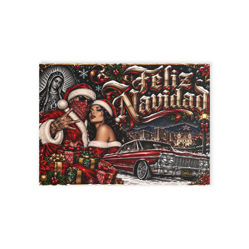Holiday Card – Red Gangster Santa