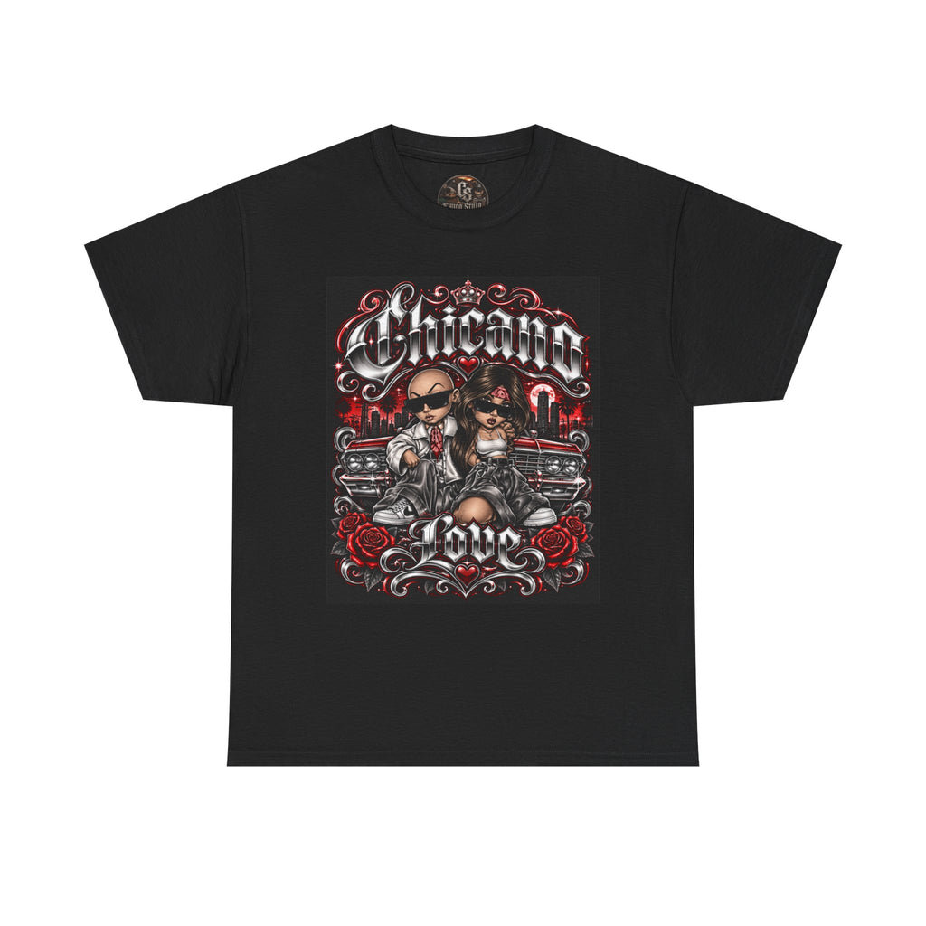 (Red) Chicano Love Art Graphic Tee