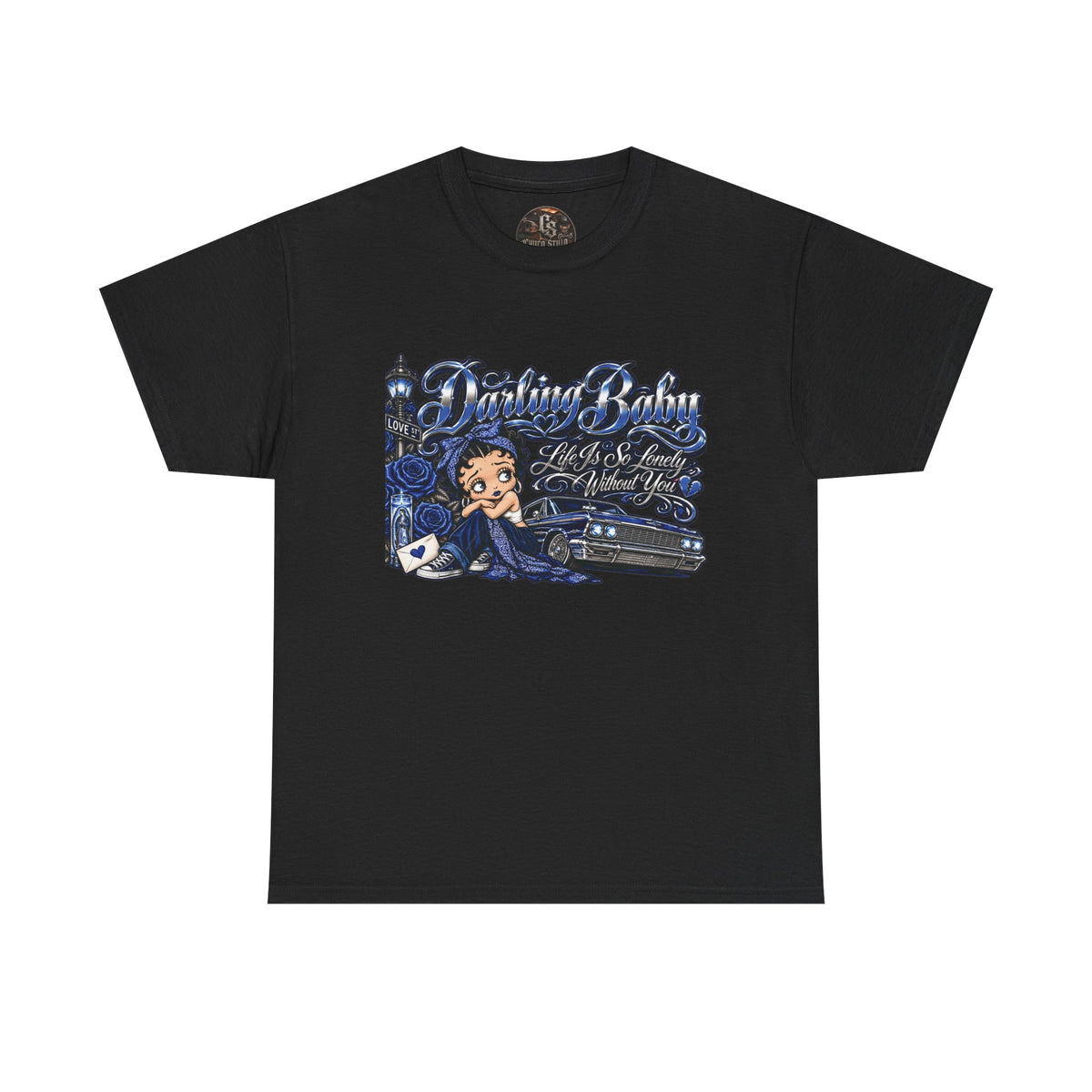 Blue Darling Baby Graphic Tee
