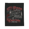 El Paso Texas RED Plush Blanket