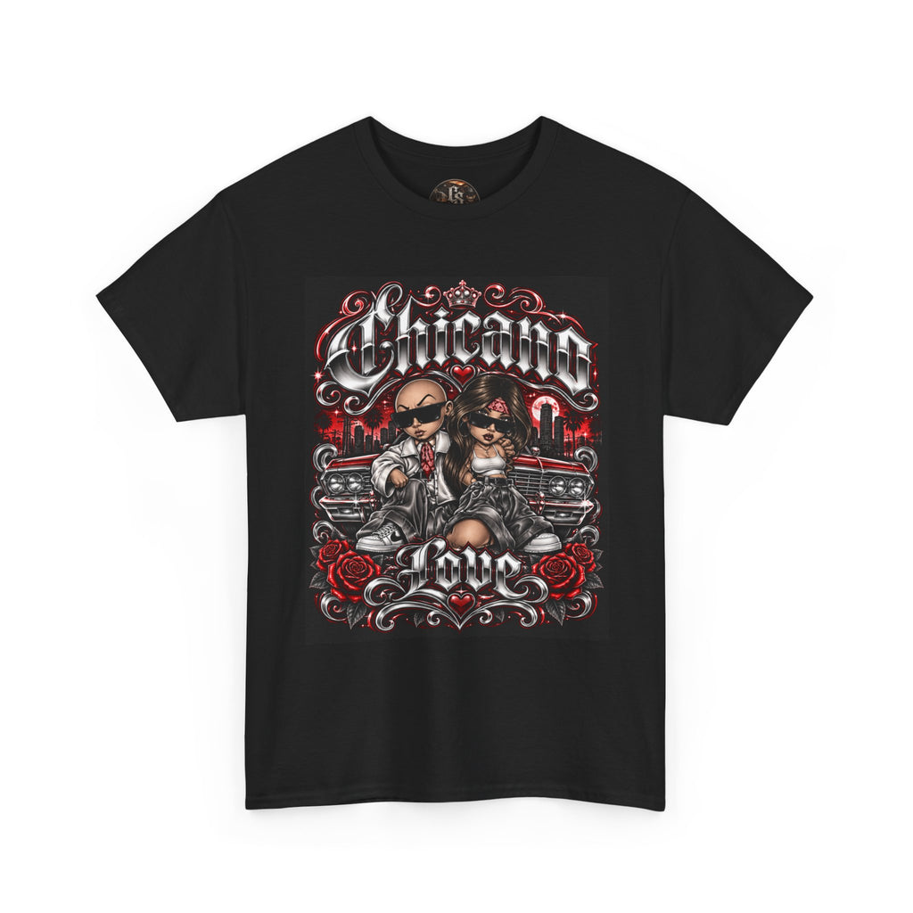 (Red) Chicano Love Art Graphic Tee