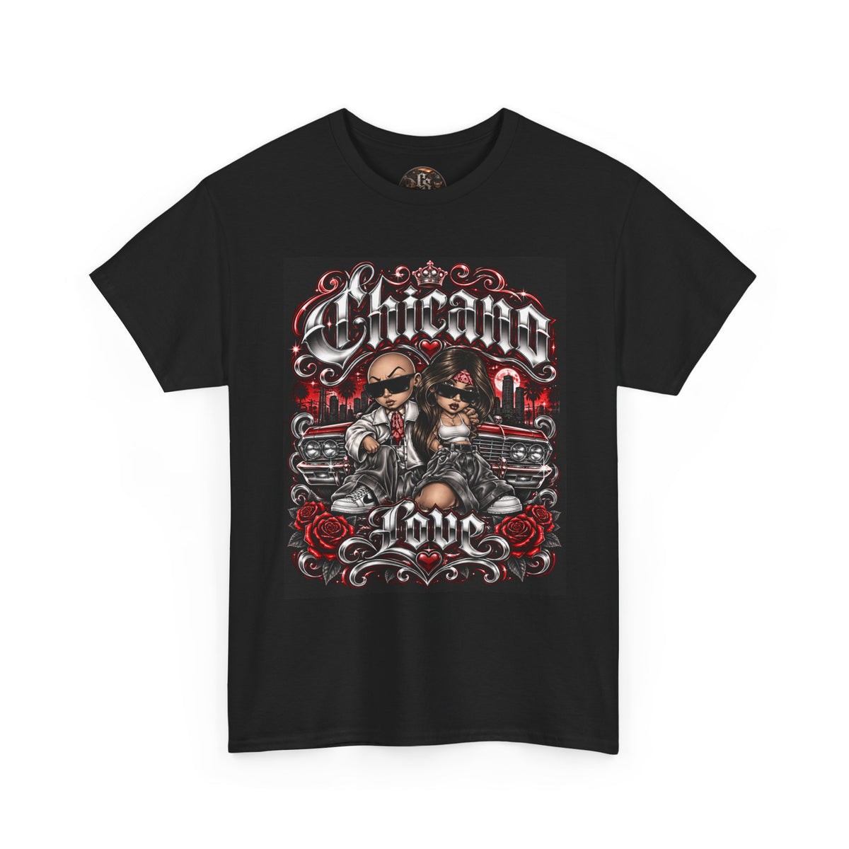 (Red) Chicano Love Art Graphic Tee