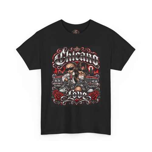 (Red) Chicano Love Art Graphic Tee