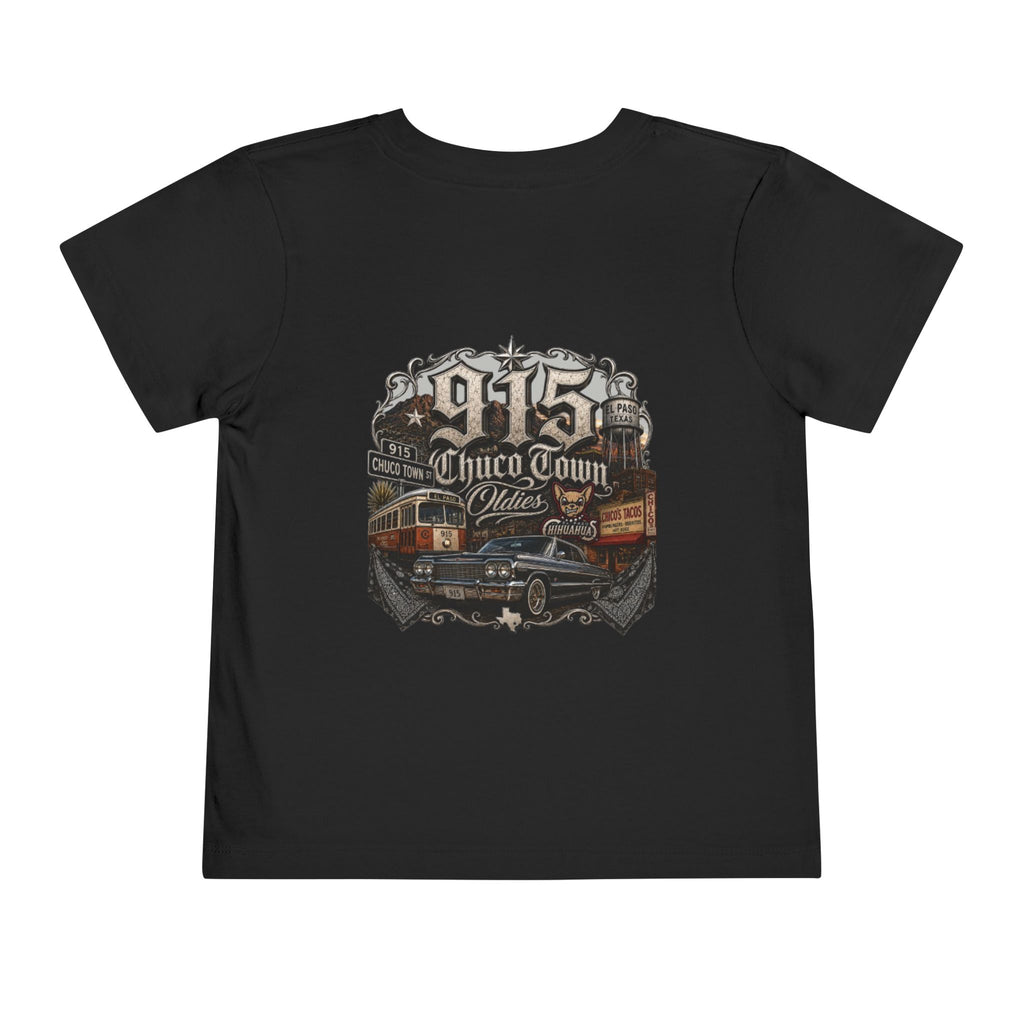 Toddler Tee — '915 Chico Stillo' Vintage Car & Trolley Graphic