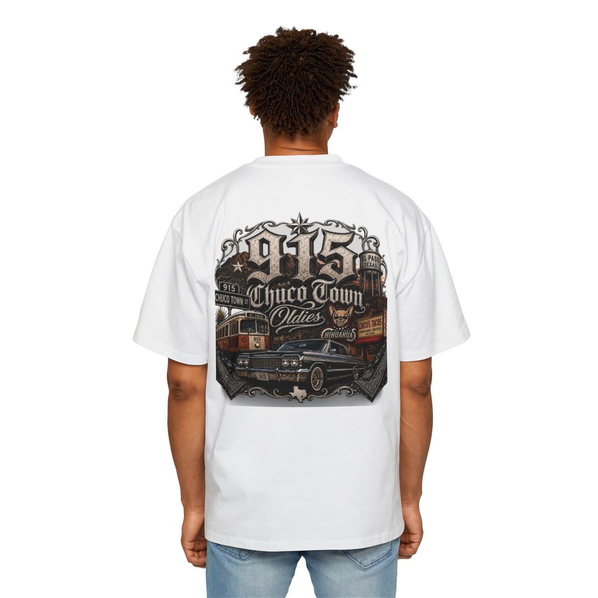 Chicano Lowrider Tee — "Chuco Stillo" Vintage Car Graphic Shirt